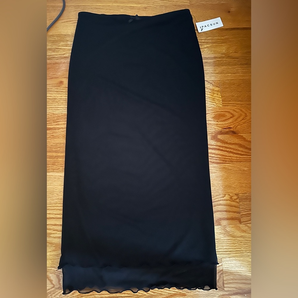 Pacsun by la hearts Black midi Skirt